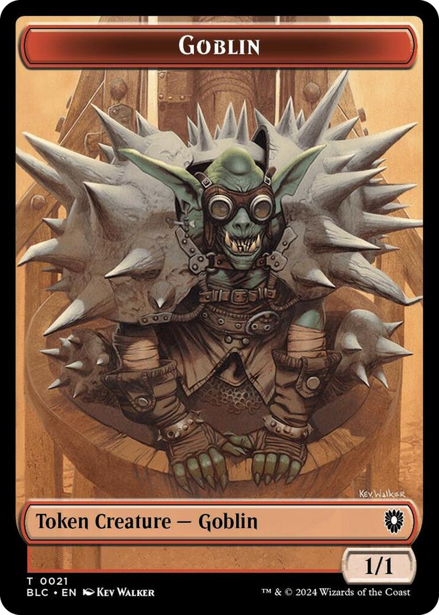 0021 Goblin // Thopter Double-Sided Token T Commander: Bloomburrow