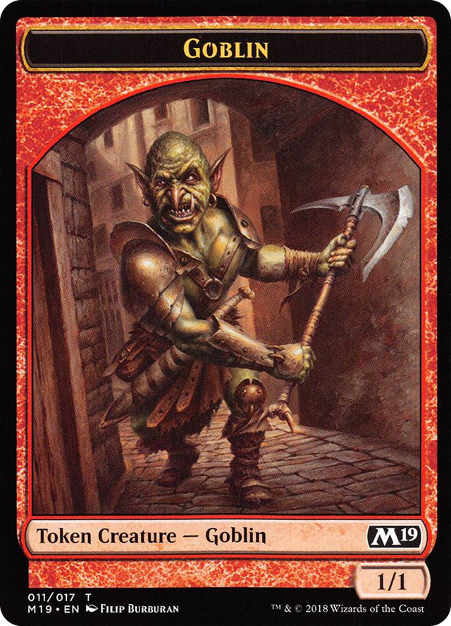 0011 Goblin // Thopter Double-Sided Token (Game Night) T Core Set 2019