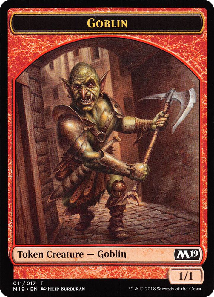 0011 Goblin // Thopter Double-Sided Token (Game Night) T Core Set 2019