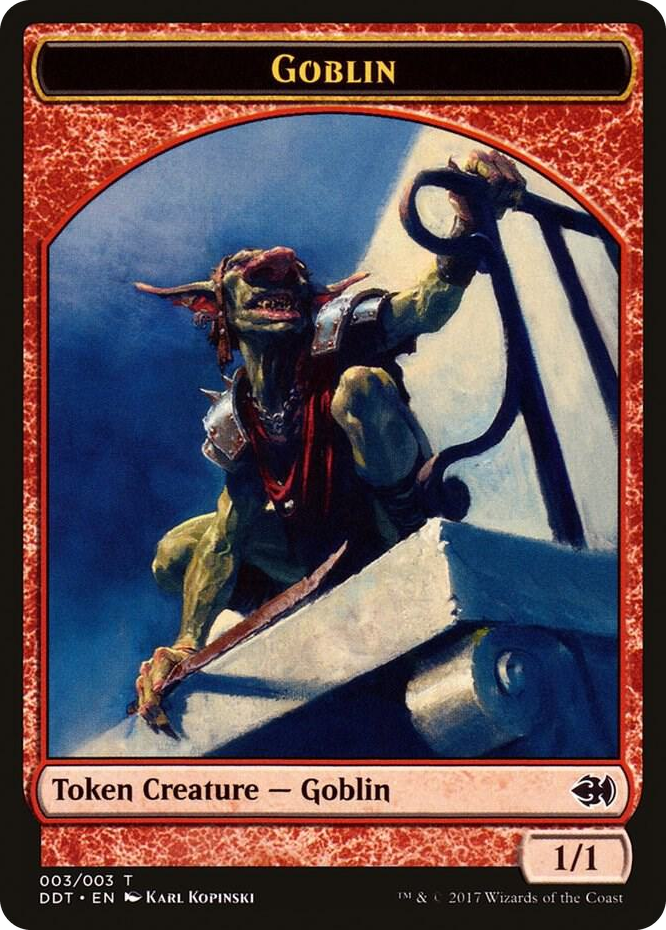 0003 Goblin Token T Duel Decks: Merfolk vs. Goblins