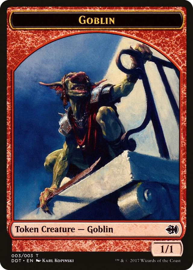0003 Goblin Token T Duel Decks: Merfolk vs. Goblins