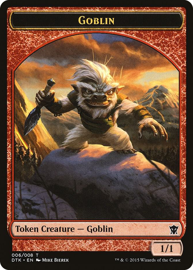 0006 Goblin Token T Dragons of Tarkir