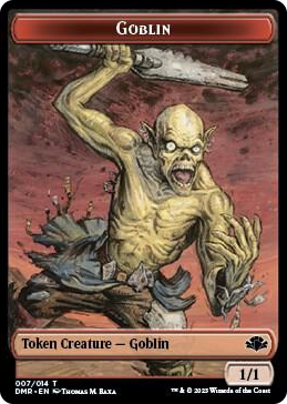 Goblin Token #7 T - Dominaria Remastered Pokemon card