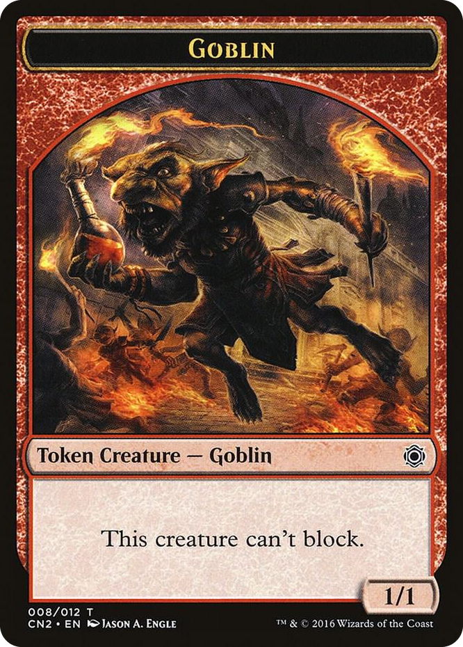 Goblin Token #8 T - Conspiracy: Take the Crown Pokemon card