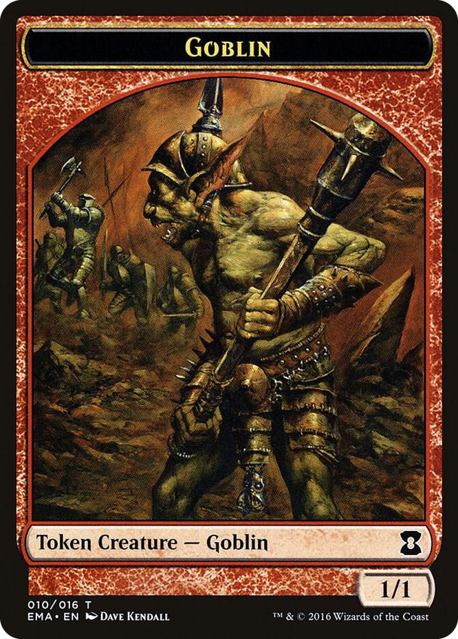 Goblin Token #10 T - Eternal Masters Pokemon card