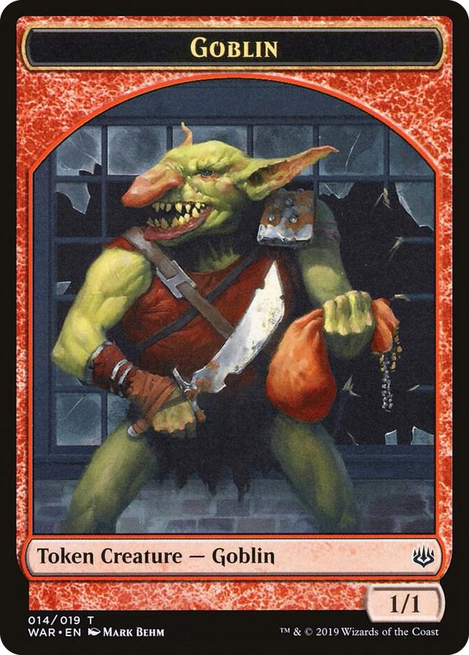 0014 Goblin Token T War of the Spark