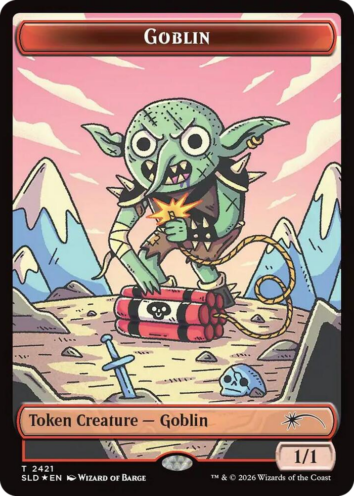 Goblin Token (2421) #2421 T - Secret Lair Drop Series Pokemon card