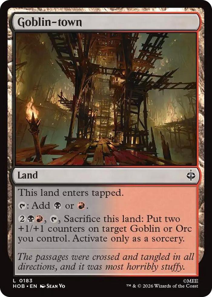 Goblin-town #183 L - The Hobbit Pokemon card