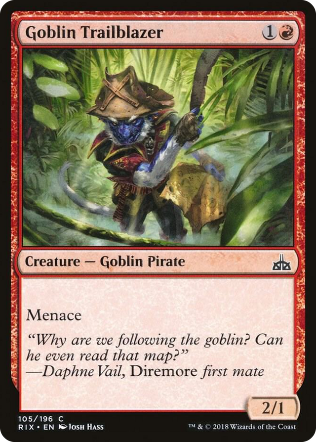 0105 Goblin Trailblazer C Rivals of Ixalan