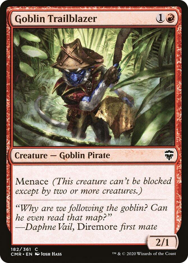 0182 Goblin Trailblazer C Commander Legends