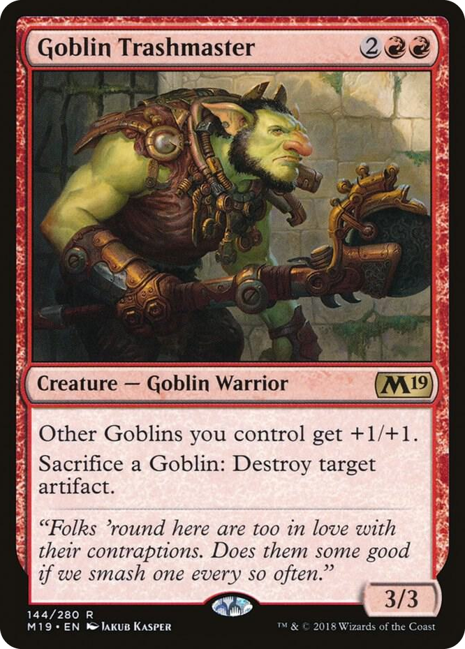 0144 Goblin Trashmaster R Core Set 2019