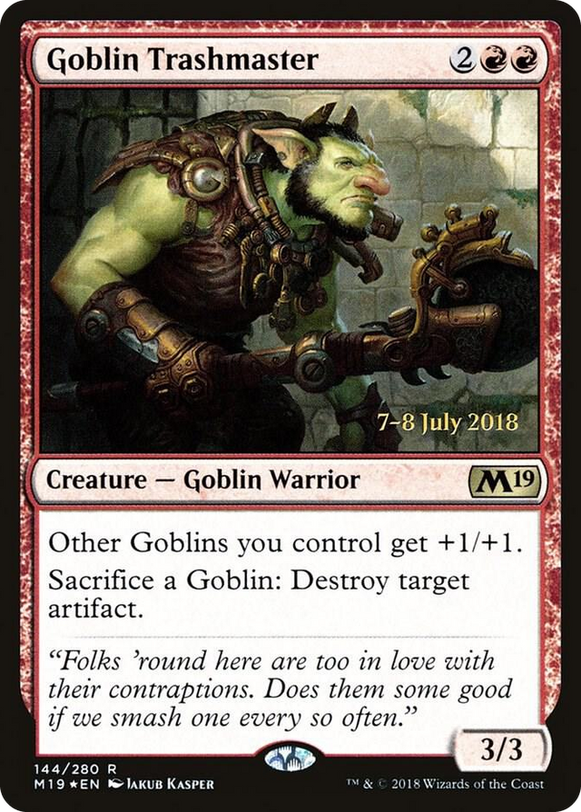 0144 Goblin Trashmaster R Prerelease Cards