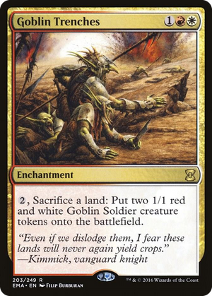 0203 Goblin Trenches R Eternal Masters