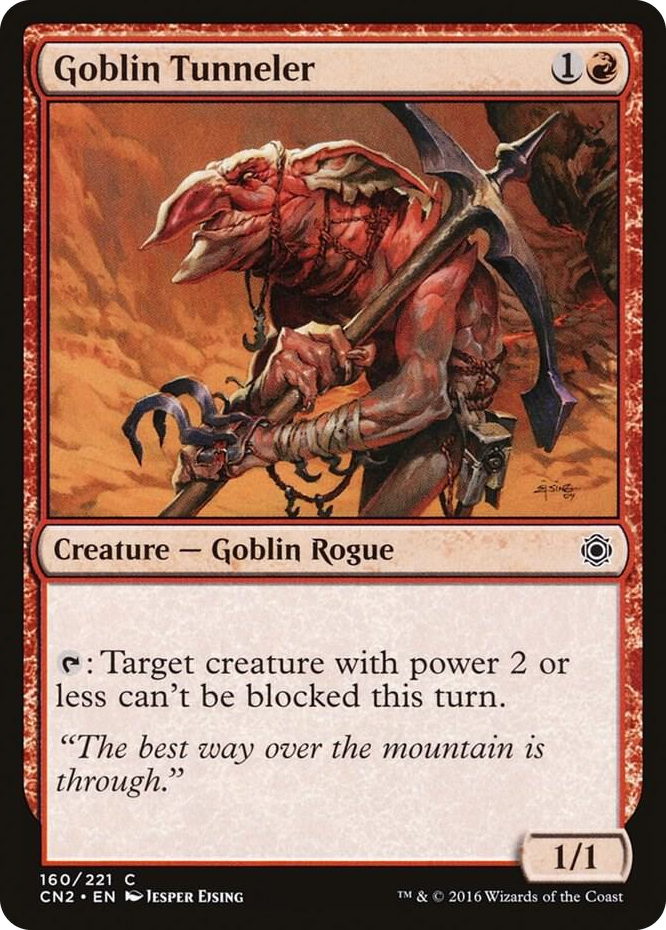 Goblin Tunneler #160 C - Conspiracy: Take the Crown Pokemon card