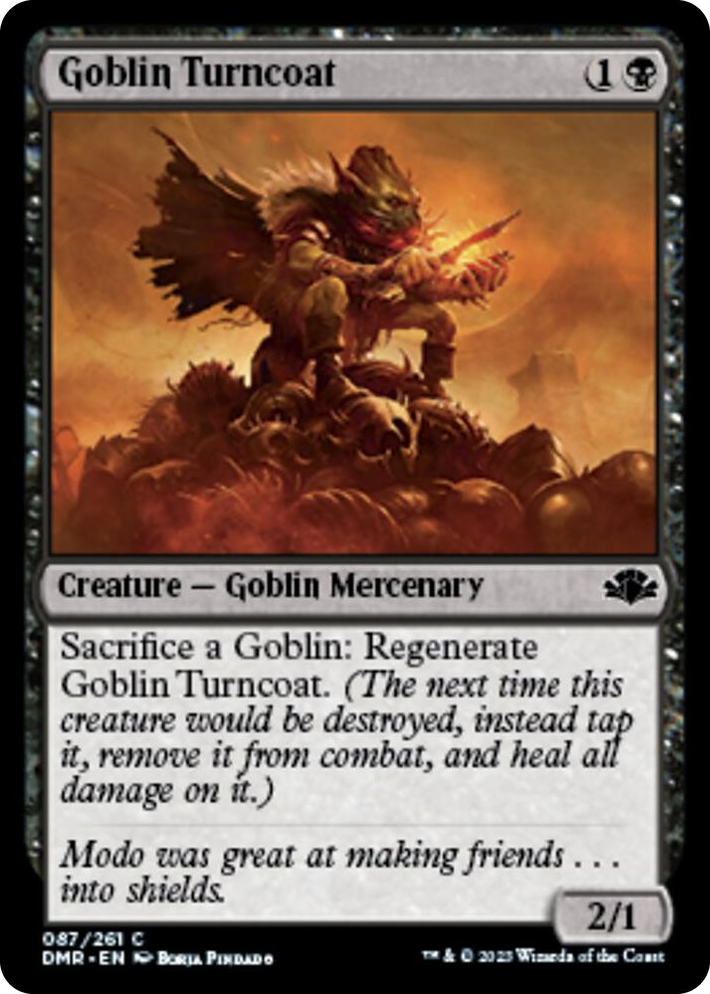 0087 Goblin Turncoat C Dominaria Remastered
