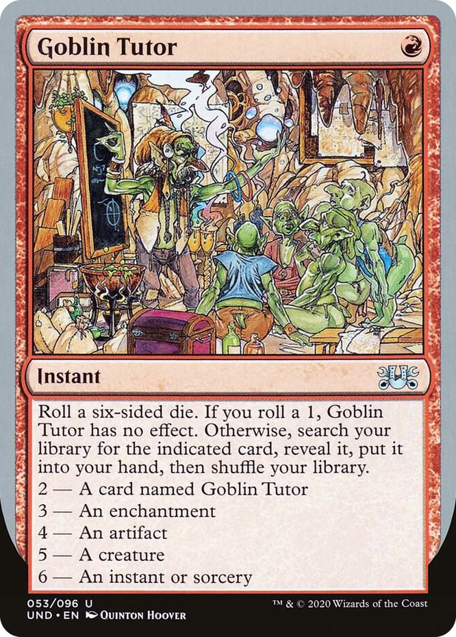 0053 Goblin Tutor U Unsanctioned