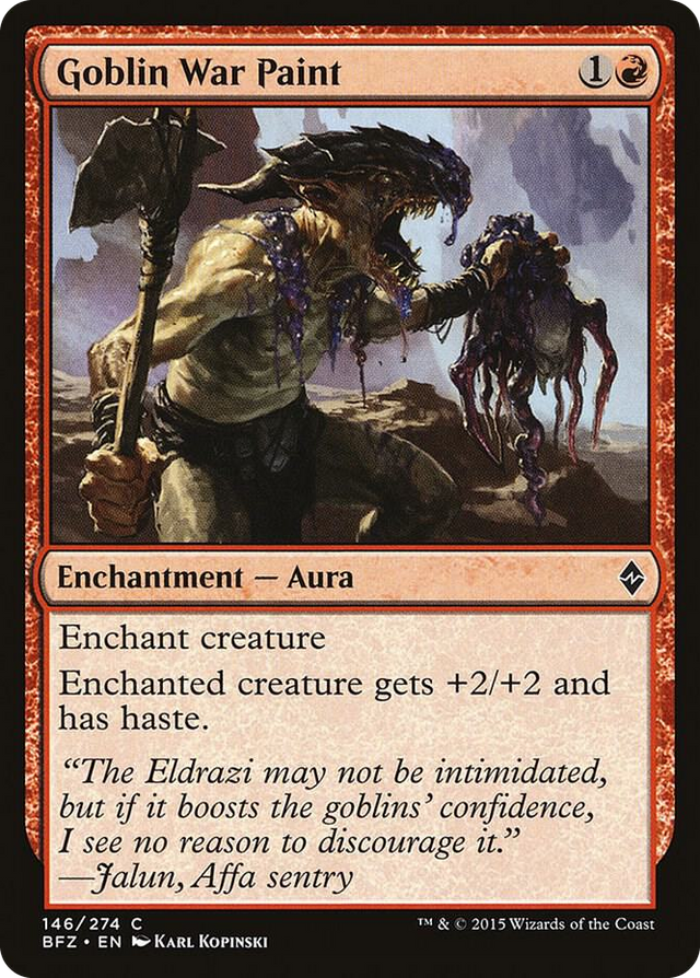 0146 Goblin War Paint C Battle for Zendikar