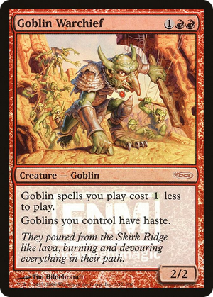 0005 Goblin Warchief (2006) P FNM Promos