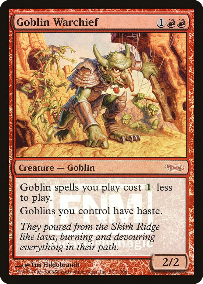Goblin Warchief (2006) #5 P - FNM Promos Pokemon card