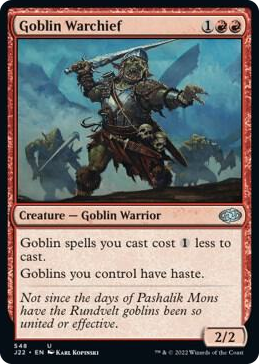 Goblin Warchief #548 U - Jumpstart 2022 Pokemon card