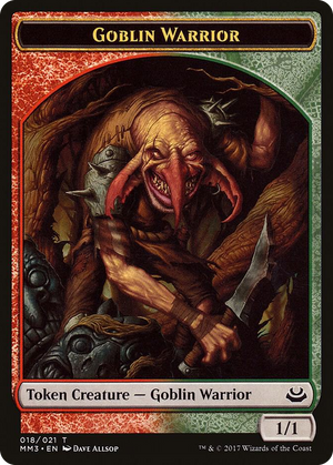 0018 Goblin Warrior Token T Modern Masters 2017
