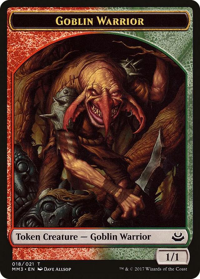0018 Goblin Warrior Token T Modern Masters 2017