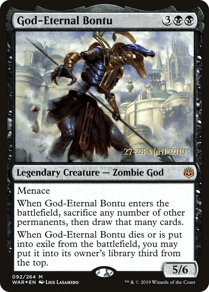0092 God-Eternal Bontu M Prerelease Cards