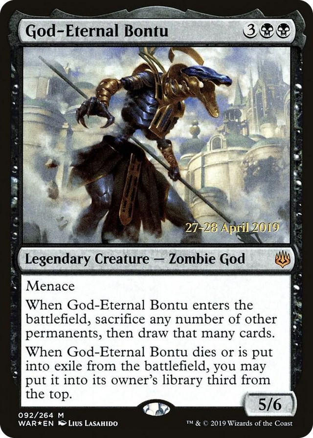 0092 God-Eternal Bontu M Prerelease Cards