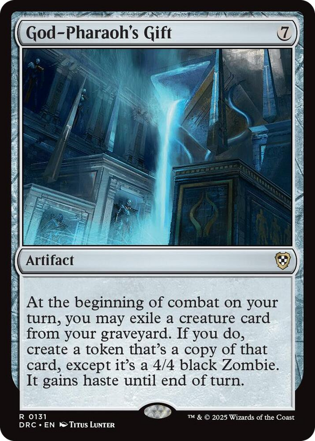 0131 God-Pharaoh's Gift R Commander: Aetherdrift