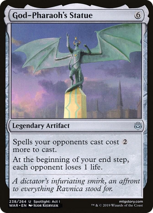 0238 God-Pharaoh's Statue U War of the Spark