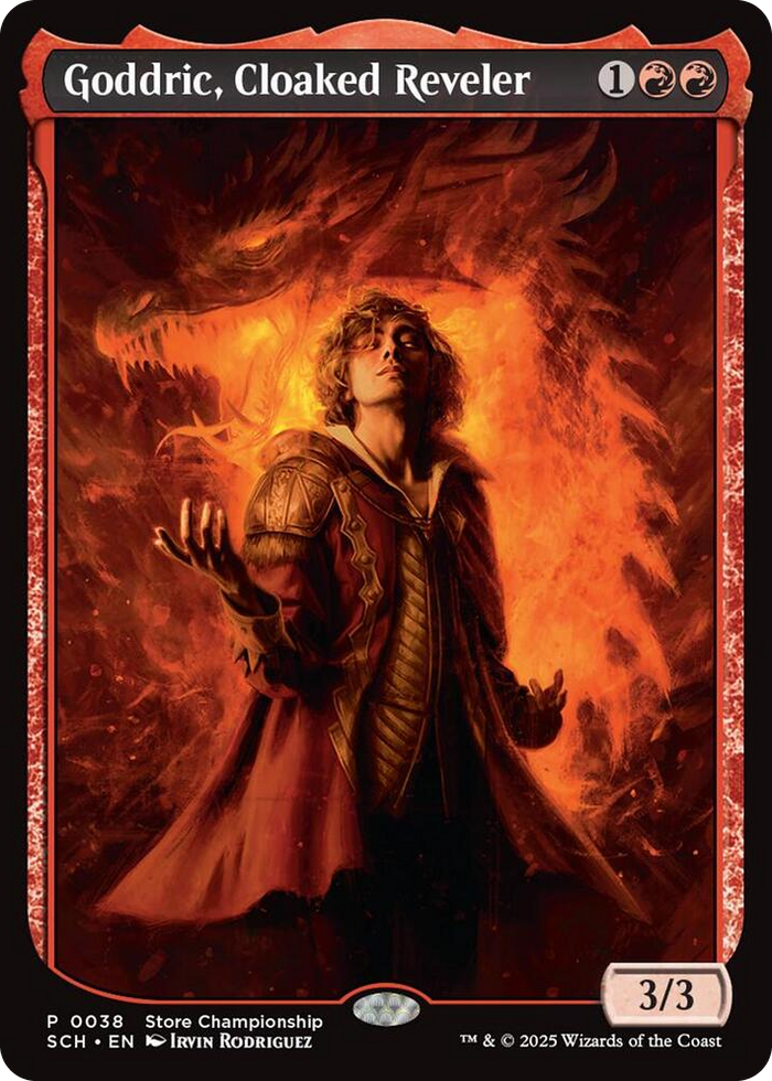 Goddric, Cloaked Reveler #38 P - Game Day & Store Championship Promos Pokemon card