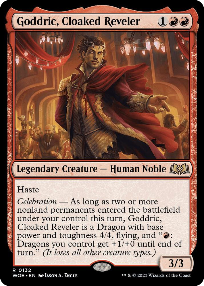 0132 Goddric, Cloaked Reveler R Wilds of Eldraine