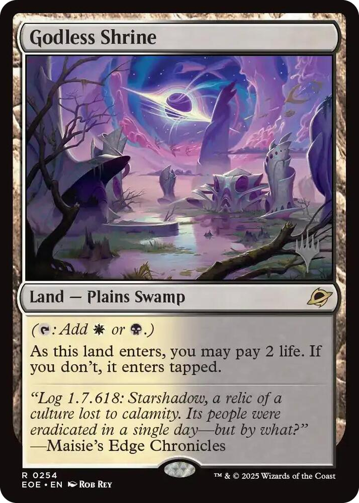 0254 Godless Shrine R Promo Pack: Edge of Eternities