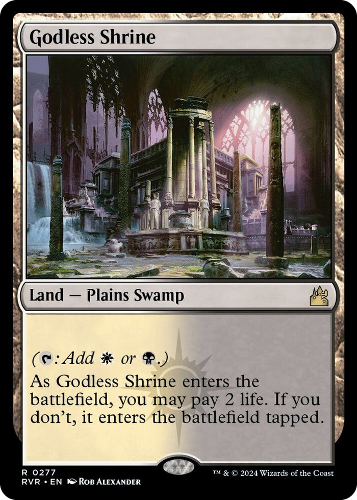 Godless Shrine #277 R - Ravnica Remastered Pokemon card