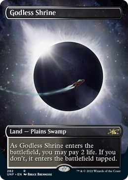 0282 Godless Shrine (Borderless) R Unfinity