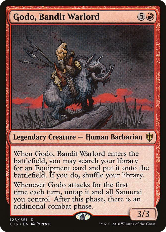 Godo, Bandit Warlord #125 R - Commander 2016 Pokemon card