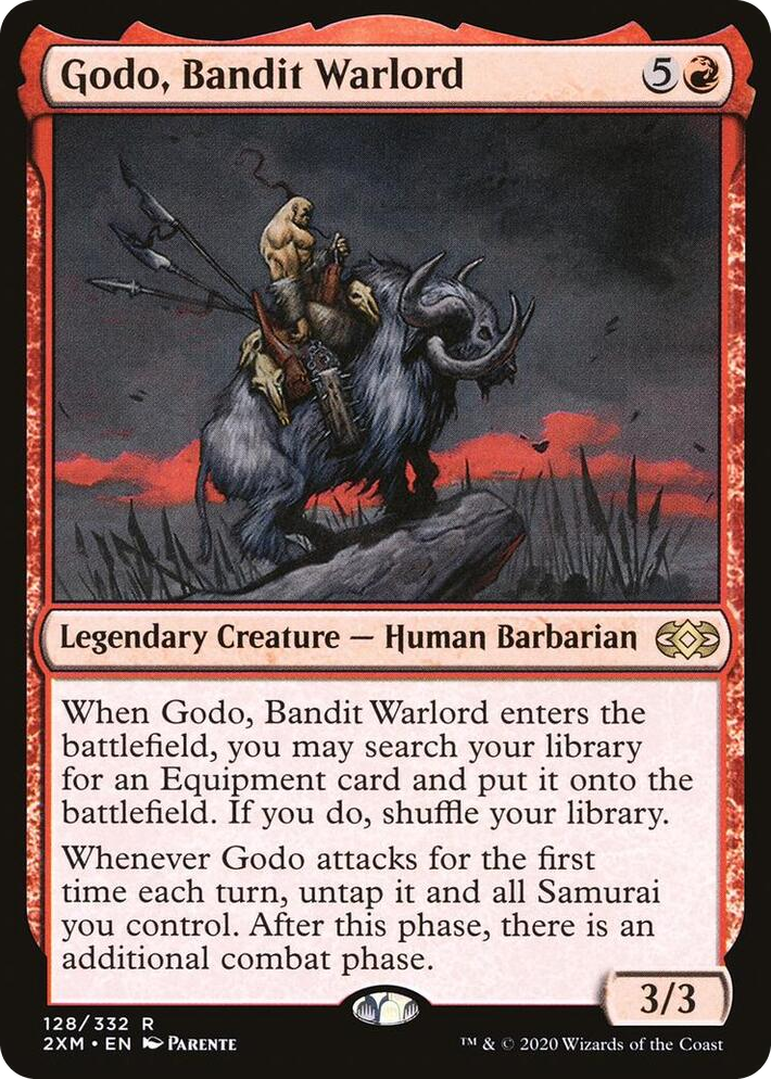 0128 Godo, Bandit Warlord R Double Masters