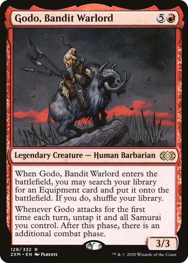 0128 Godo, Bandit Warlord R Double Masters