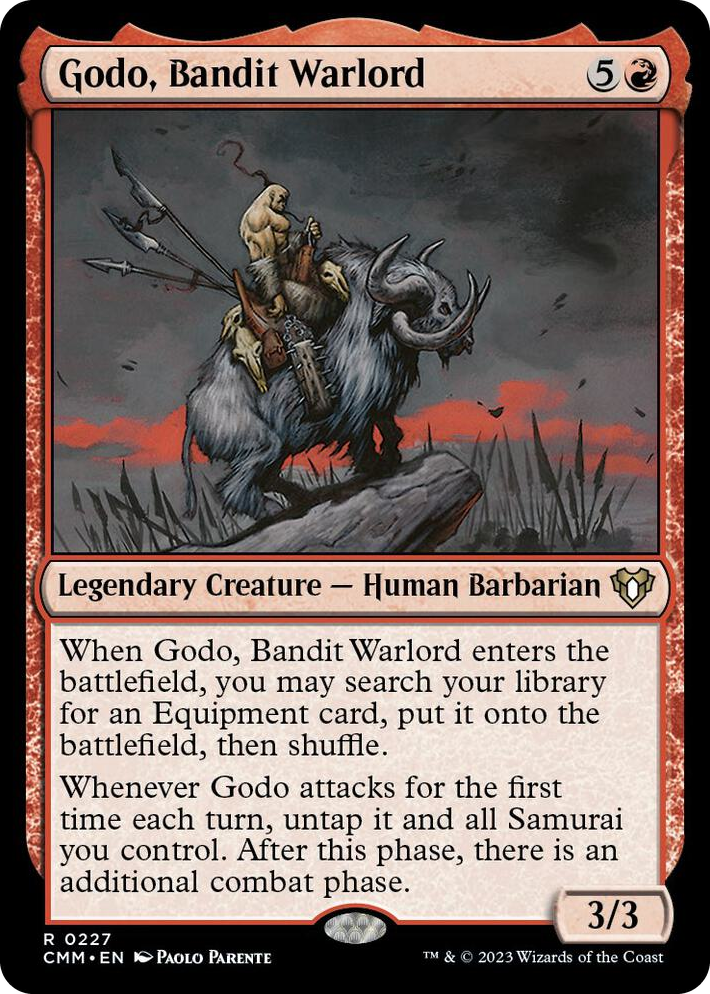 0227 Godo, Bandit Warlord R Commander Masters