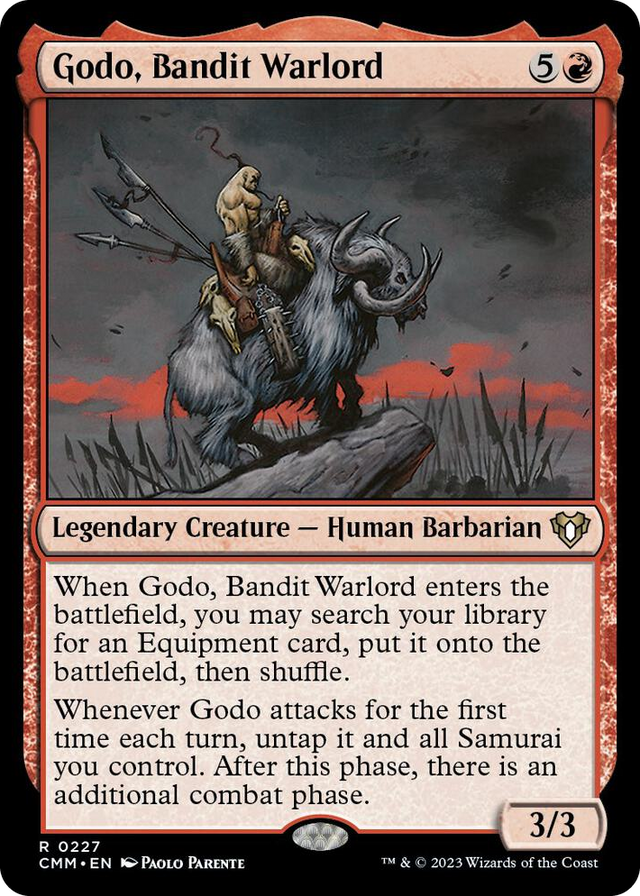 0227 Godo, Bandit Warlord R Commander Masters