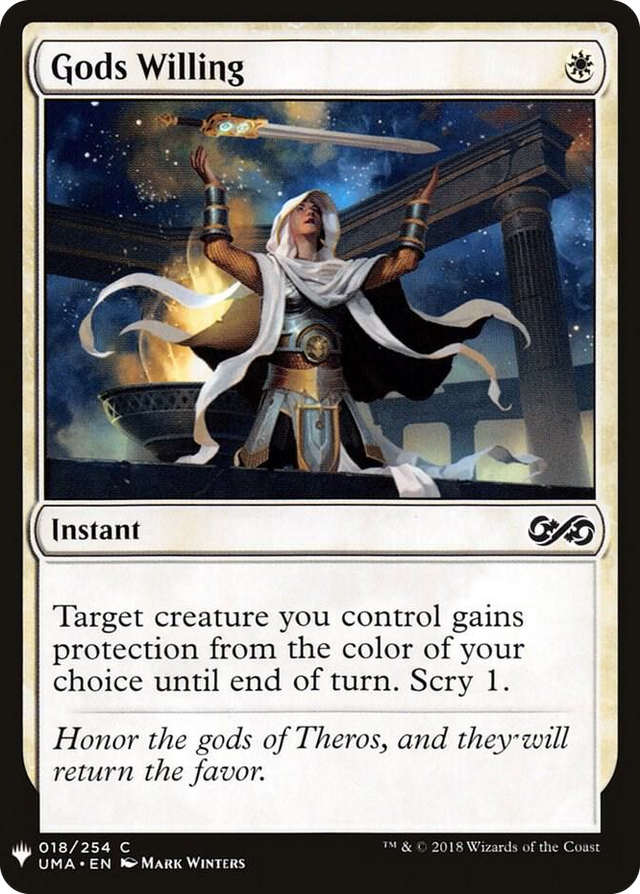 0018 Gods Willing C The List Reprints