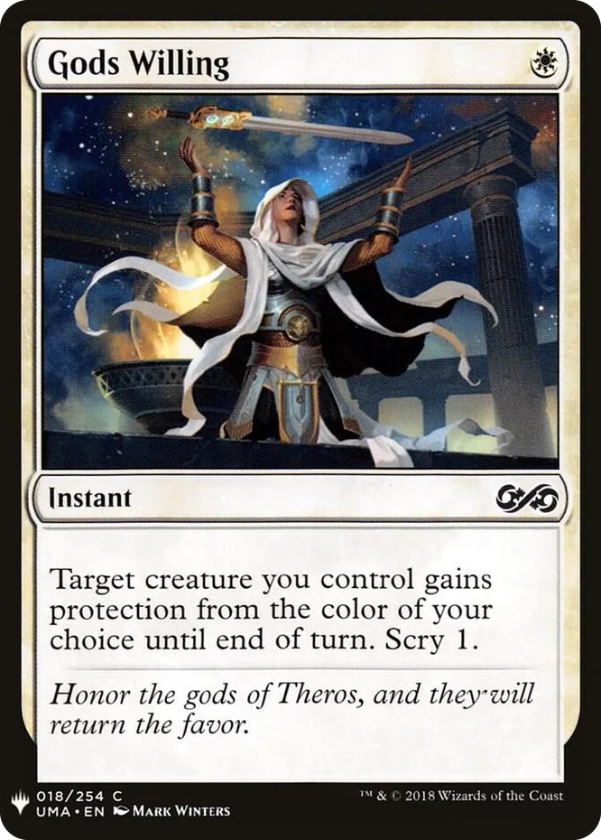 0018 Gods Willing C The List Reprints
