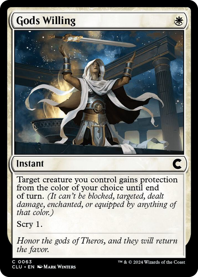 0063 Gods Willing C Ravnica: Clue Edition