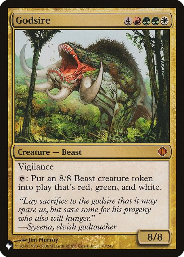0170 Godsire M The List Reprints