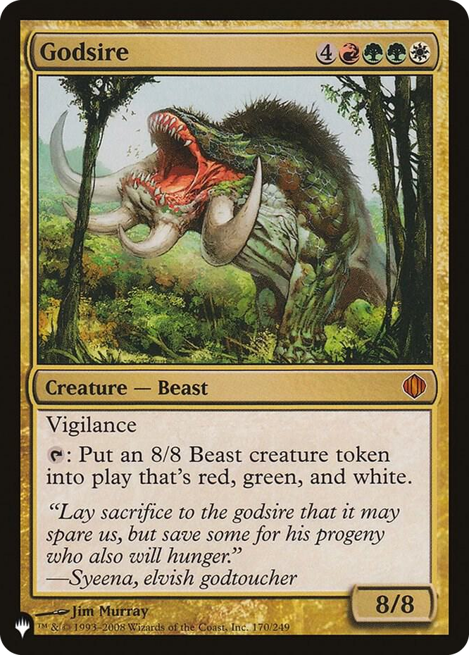 Godsire #170 M - The List Reprints Pokemon card