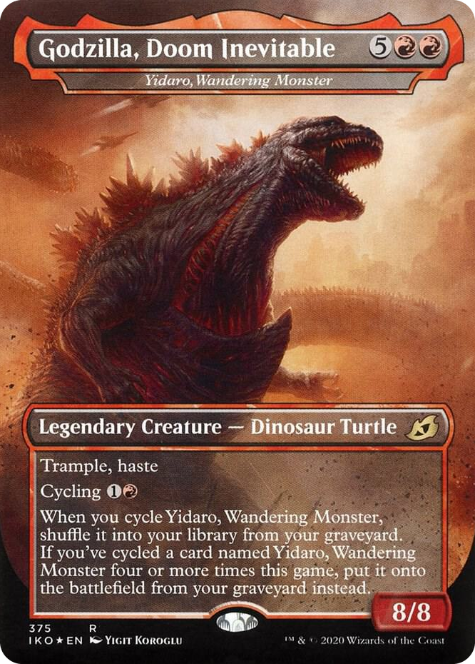 0375 Godzilla, Doom Inevitable - Yidaro, Wandering Monster R Lair of Behemoths