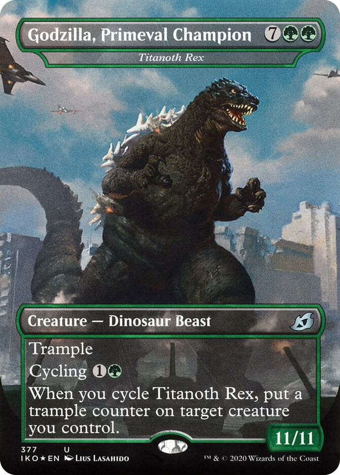 0377 Godzilla, Primeval Champion - Titanoth Rex U Lair of Behemoths