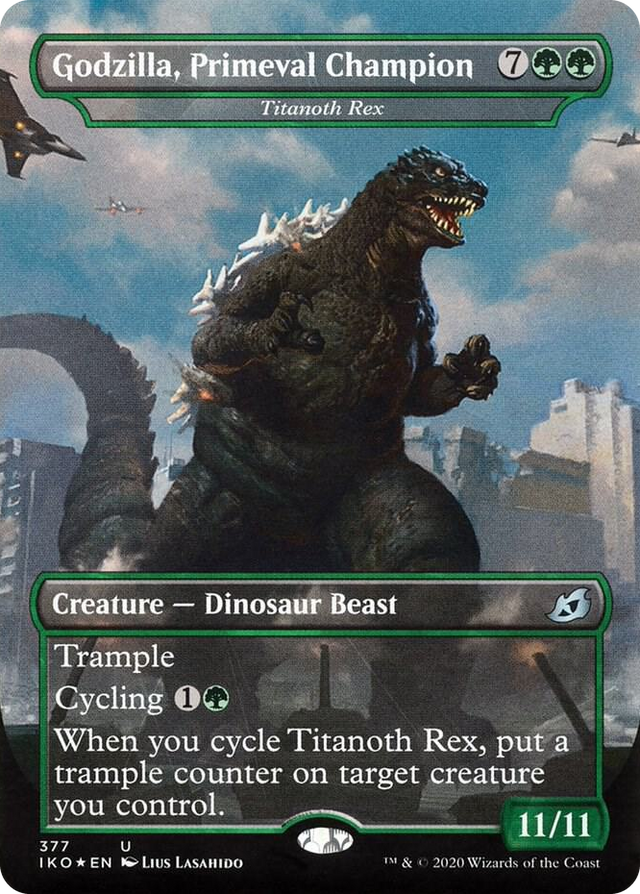 0377 Godzilla, Primeval Champion - Titanoth Rex U Lair of Behemoths