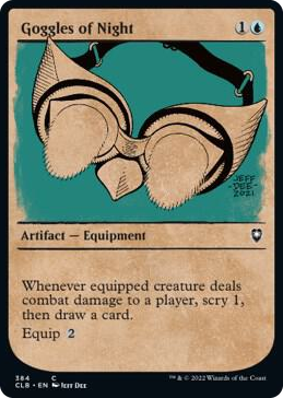 0384 Goggles of Night (Showcase) C Commander Legends: Battle for Baldur's Gate