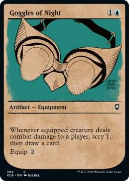 0384 Goggles of Night (Showcase) C Commander Legends: Battle for Baldur's Gate